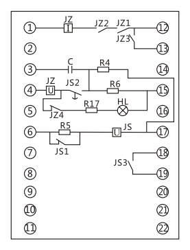 DH-3重合聞裝置內(nèi)部接線