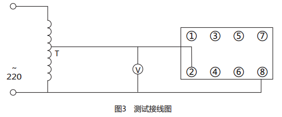 DY-35/Z電壓繼電器接線與調試接線圖